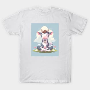 Cute Meditating T-Shirt